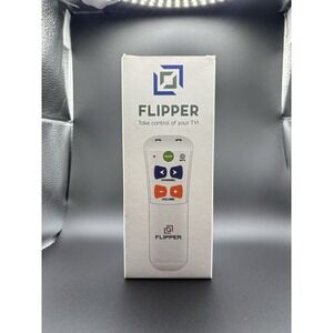 Flipper Universal TV Remote - Senior Friendly Easy Use Remote Control